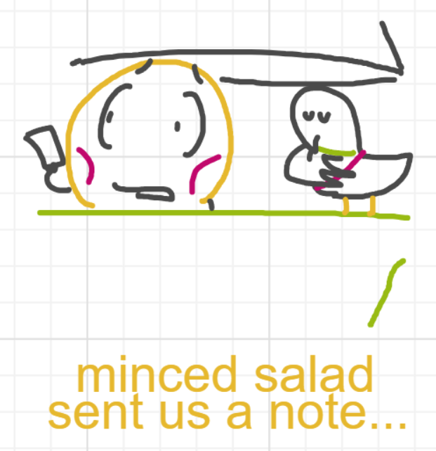 A panel from Ready Oar Knot, episode three of the Board Boards object show by Furretwalk/WalkingFurret.